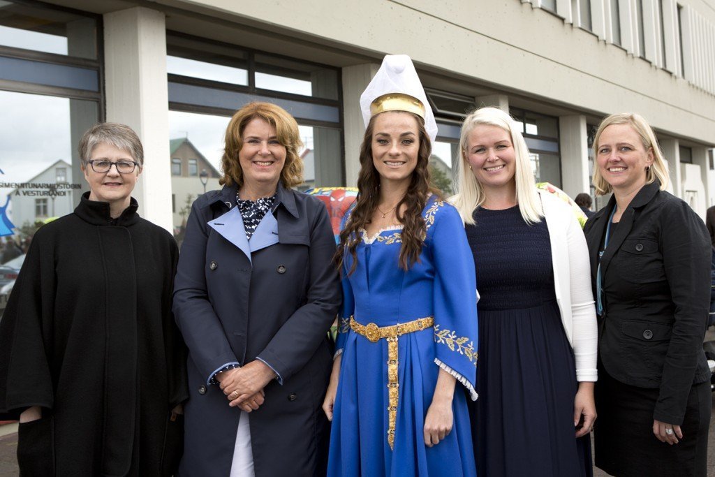 Hrönn, Regína, Hallbera, Hanna Þóra og Ella María.