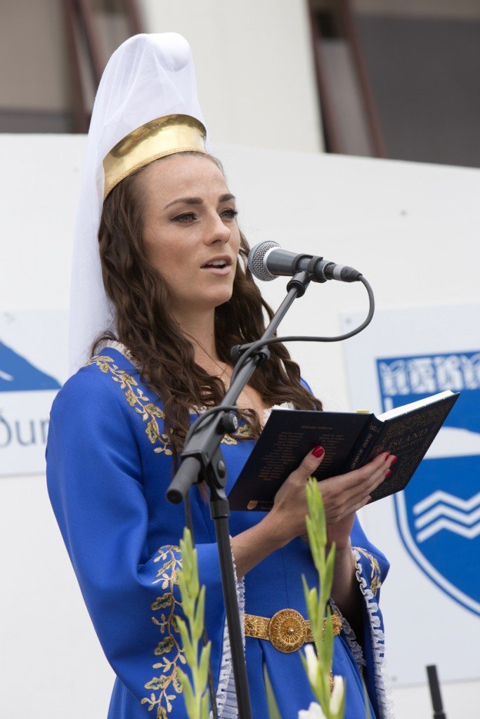 Hallbera Guðný Gísladóttir, fjallkona 2016.