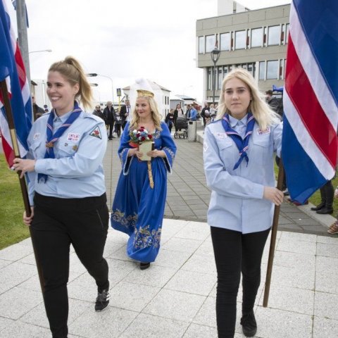 Eva Laufey Kjaran fjallkona 2018