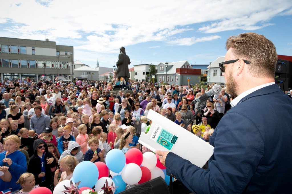 Ólafur Páll Gunnarsson stýrði dagskrá