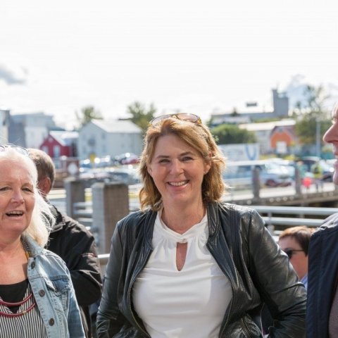 Valgerður Janusdóttir, Regína Ásvaldsdóttir og Birgis Pálsson