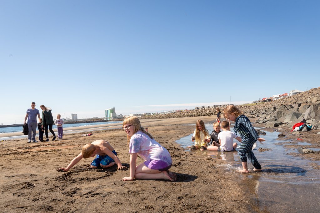 Litaskrímsli á Langasandi - Listasmiðja Angelu Snæland