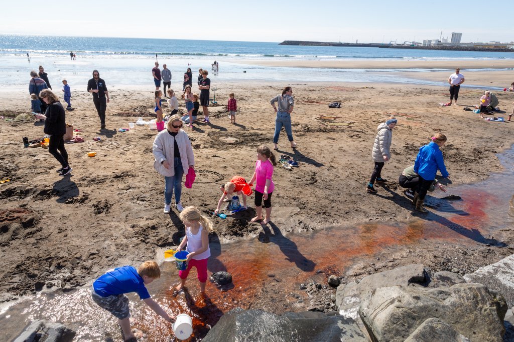 Litaskrímsli á Langasandi - Listasmiðja Angelu Snæland