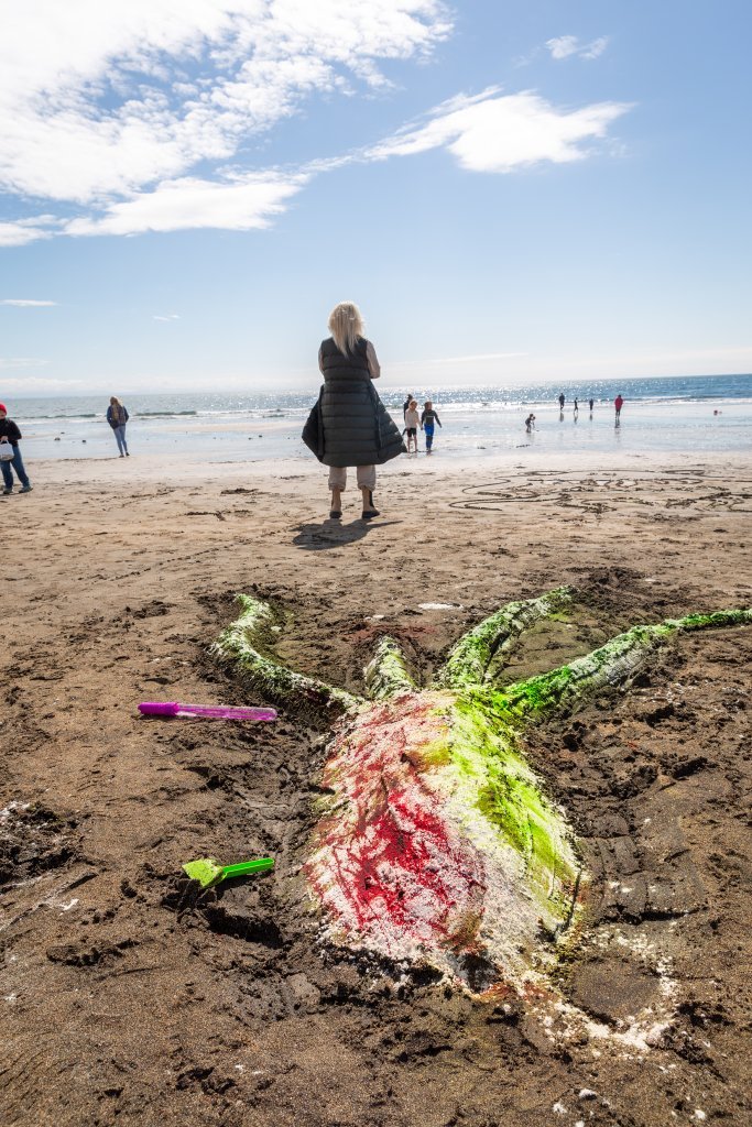 Litaskrímsli á Langasandi - Listasmiðja Angelu Snæland