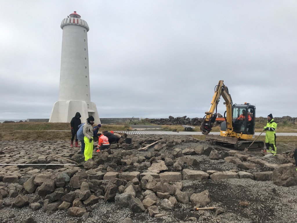 Nemendur á fyrsta ári í Umhverfisskipulagi við Landbúnaðarháskóla Íslands 