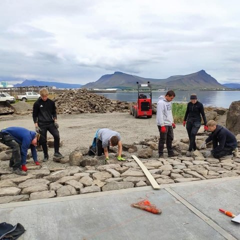 Framkvæmdir á Breið