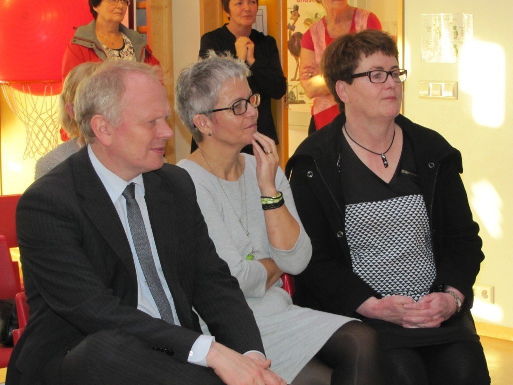 Illugi Gunnarsson, Björg Jónsdóttir og Helga Gunnarsdóttir