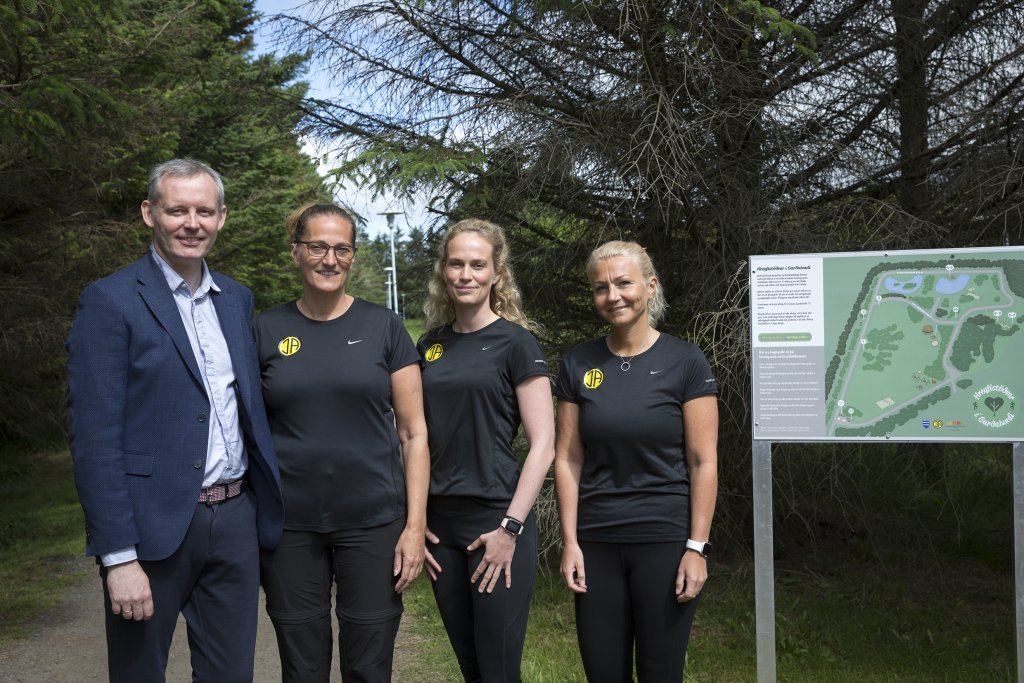 Sævar Freyr, Hildur Karen, Helga Sjöfn og Anna Sólveig 