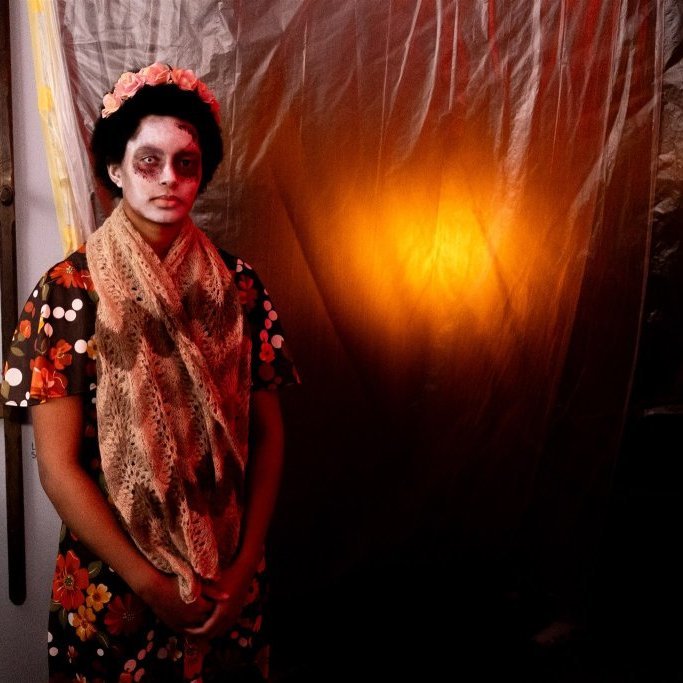 Hrollvekjuhús Byggðasafnsins í Görðum, ungmenni Akraneskaupstaðar í samvinnu við Auði Líndal / Ljósmyndir: Blik Studio