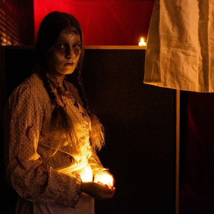 Hrollvekjuhús Byggðasafnsins í Görðum, ungmenni Akraneskaupstaðar í samvinnu við Auði Líndal / Ljósmyndir: Blik Studio