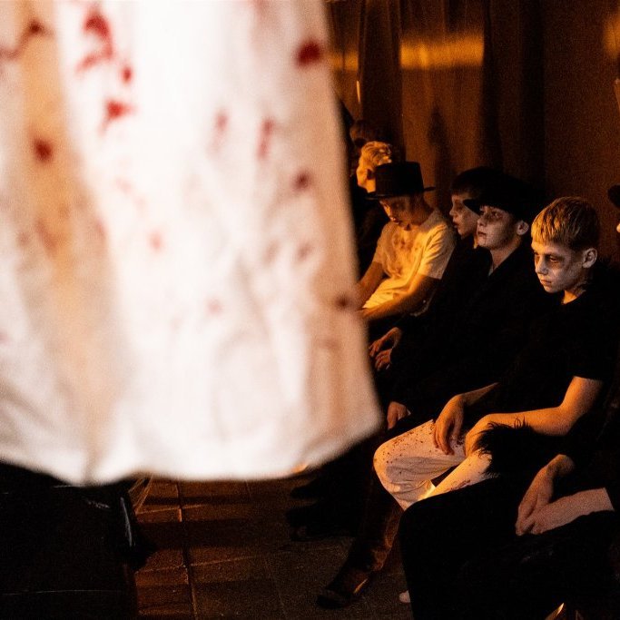 Hrollvekjuhús Byggðasafnsins í Görðum, ungmenni Akraneskaupstaðar í samvinnu við Auði Líndal / Ljósmyndir: Blik Studio