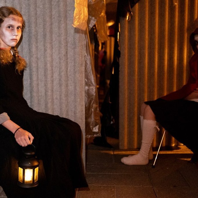 Hrollvekjuhús Byggðasafnsins í Görðum, ungmenni Akraneskaupstaðar í samvinnu við Auði Líndal / Ljósmyndir: Blik Studio