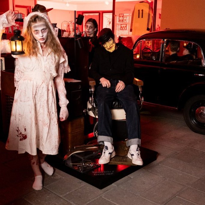 Hrollvekjuhús Byggðasafnsins í Görðum, ungmenni Akraneskaupstaðar í samvinnu við Auði Líndal / Ljósmyndir: Blik Studio