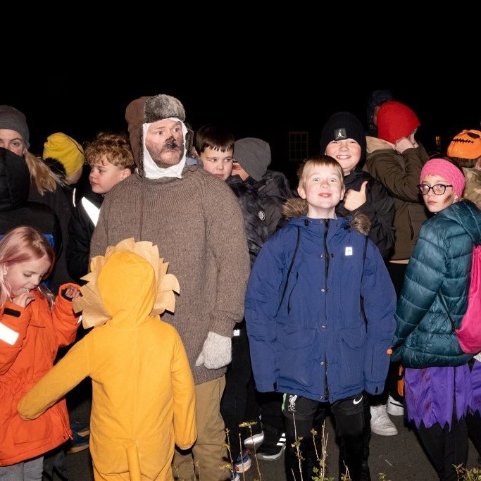 Hrollvekjuhús Byggðasafnsins í Görðum, ungmenni Akraneskaupstaðar í samvinnu við Auði Líndal / Ljósmyndir: Blik Studio