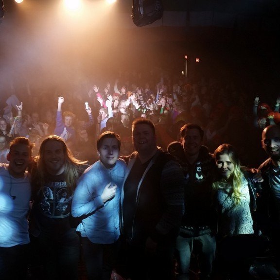 Matti Matt, Magni, Eyþór Ingi og María Ólafsdóttir.