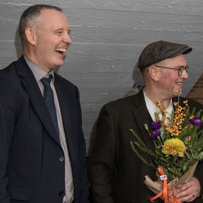 Sævar Freyr Þráinsson og Flosi Einarsson