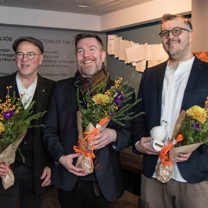 Flosi Einarsson, Gunnar Sturla Hervarsson og Einar Viðarsson