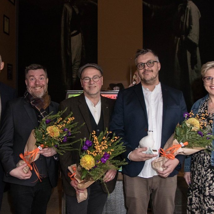 Sævar Freyr Þráinsson, Gunnar Sturla Hervarsson, Flosi Einarsson, Einar Viðarsson og Guðríður Sigurjónsdóttir.