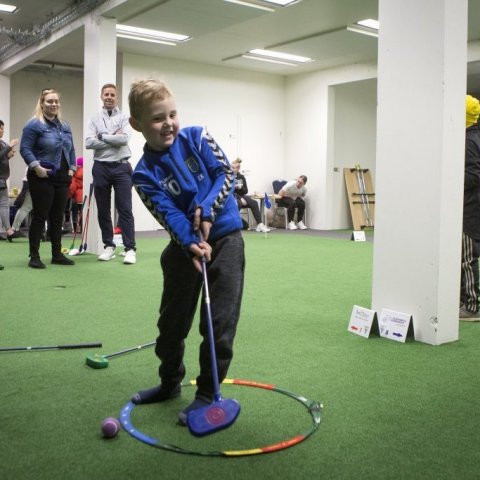 Frábært innisvæði til æfinga. 