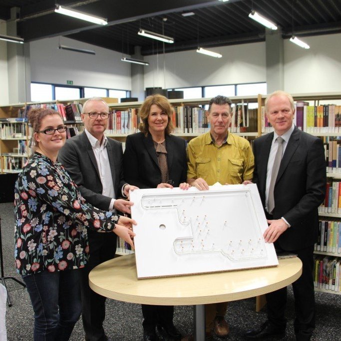 Tákn um undirritun er sett hjá því sveitarfélagi sem hefur undirritað sáttmálann á líkan af Íslandi. Hér má aðeins sjá Vesturlandshlutann.