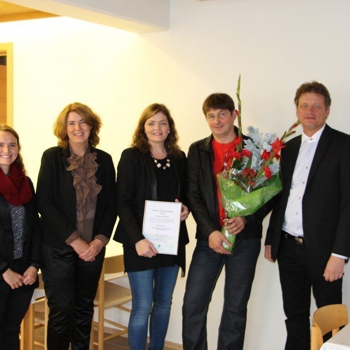 Frá vinstri: Íris Reynisdóttir, Regína Ásvaldsdóttir, Anna Berglind Einarsdóttir, Samúel Ágústsson og Einar Brandsson.