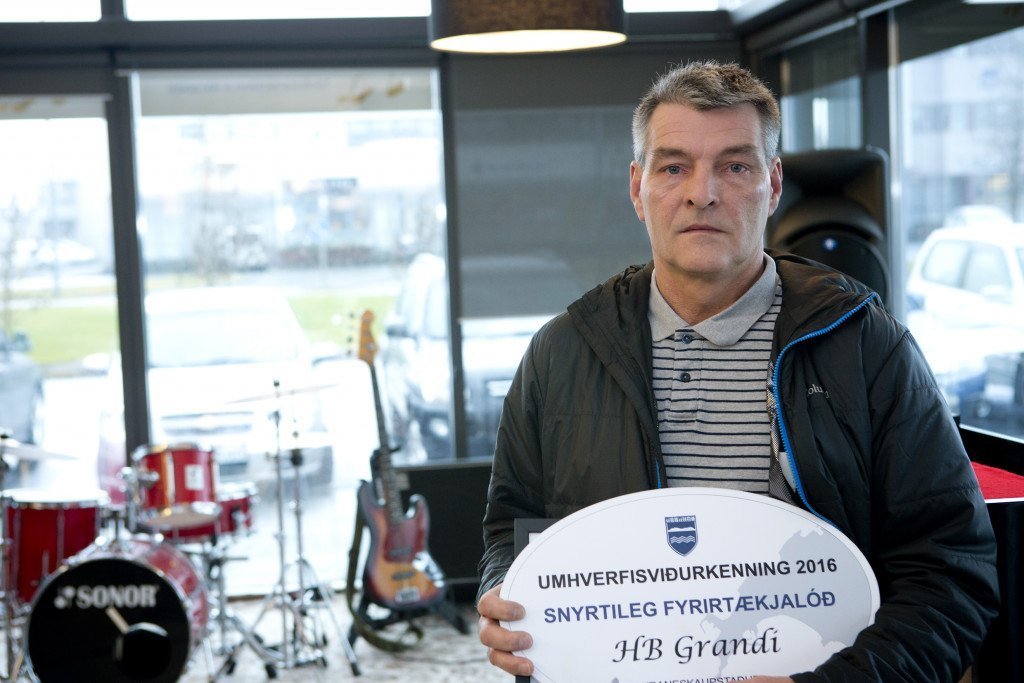 HB Grandi hlaut viðurkenningu í flokki snyrtileg fyrirtækjalóð fyrir framúrskarandi viðhald og umhirðu bygginga og lóða sinna.