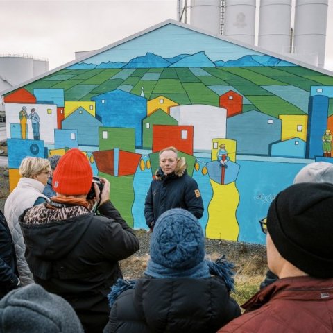 Verkið Heima eftir Baska vígt, Gunnar Tryggvason framkvæmdastjóri Faxaflóahafna tekur til máls. 