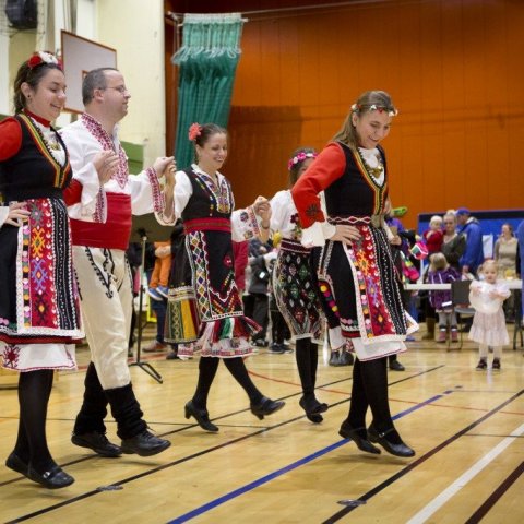 Skemmtilegar uppákomur á Þjóðahátíð Vesturlands. 