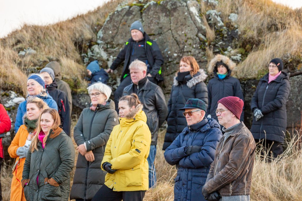 Vígsla á verkinu Jókubunga á Elínarhöfða