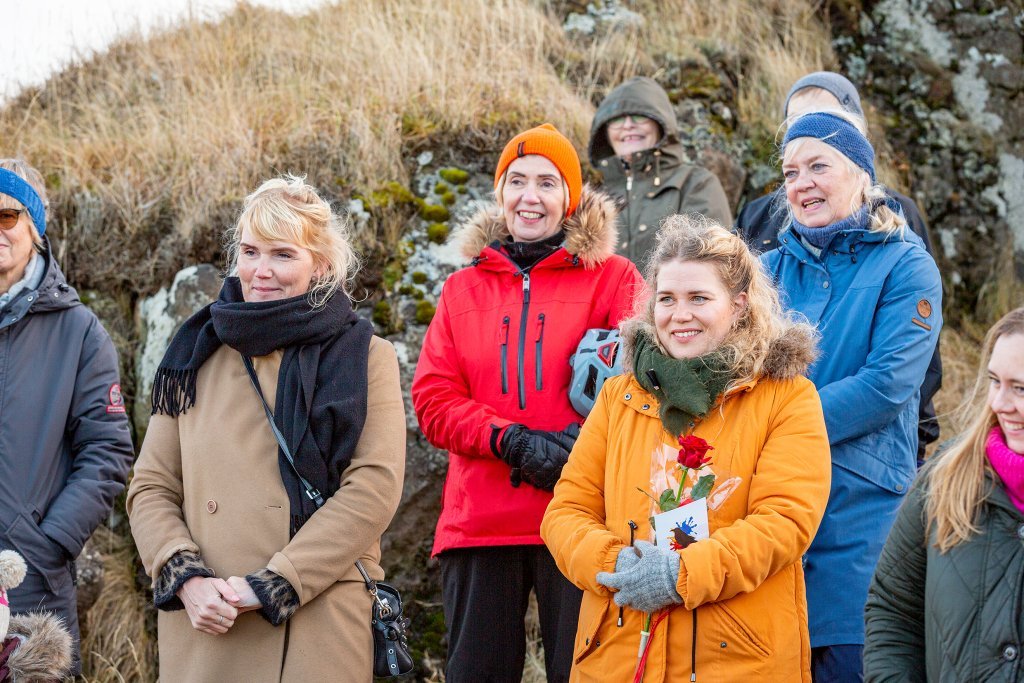 Vígsla á verkinu Jókubunga á Elínarhöfða