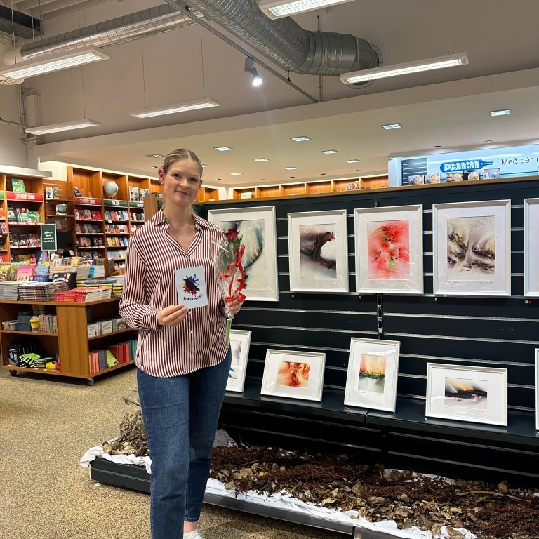 Ásta Jónsdóttir hélt sýningu í Pennanum Eymundsson