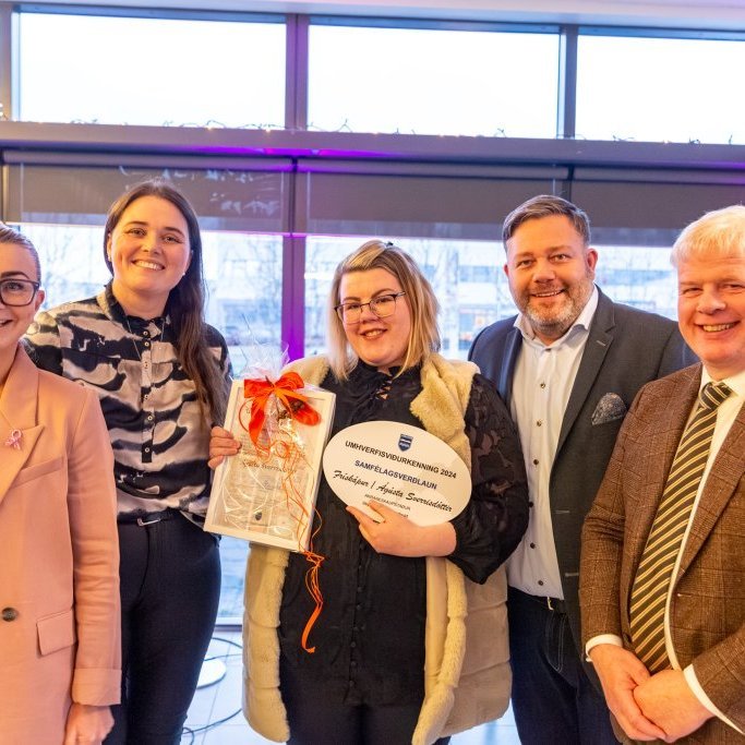 Umhverfisverðlaunahafar - Samfélagsverðlaun fyrir Frískápinn, Ágústa Sverrisdóttir
Ljósmynd: Guðni Hannesson