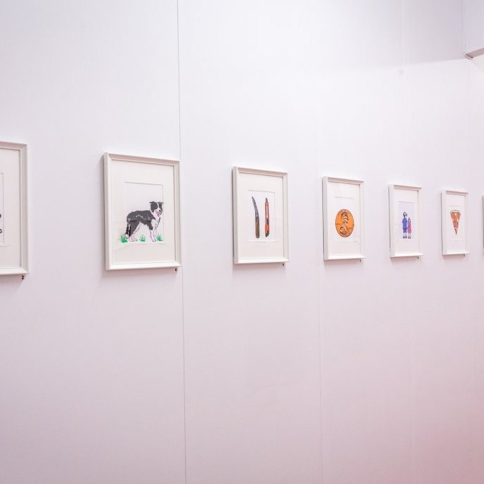 Tinna Royal hélt 42 ára afmælissýninguna Lífið, alheimurinn og alltsaman
Ljósmyndir: Guðni Hannesson