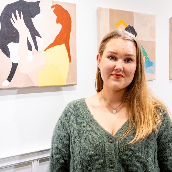 Herdís Hallgrímsdóttir bauð á nostalgíska og fallega sýningu sem kallaðist Raunverur
Ljósmyndir: Guðni Hannesson