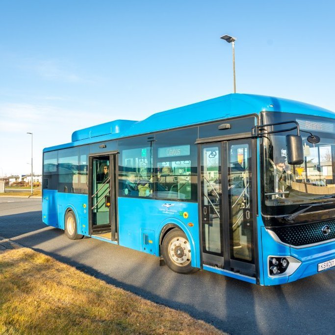 Listfélag Akraness bauð uppá menningarstrætó á Vökudögum. 
Ljósmynd: Guðni Hannesson