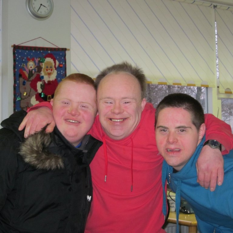 Vinirnir Stefán, Jón og Freyr á opnum degi Fjöliðjunnar 2014.