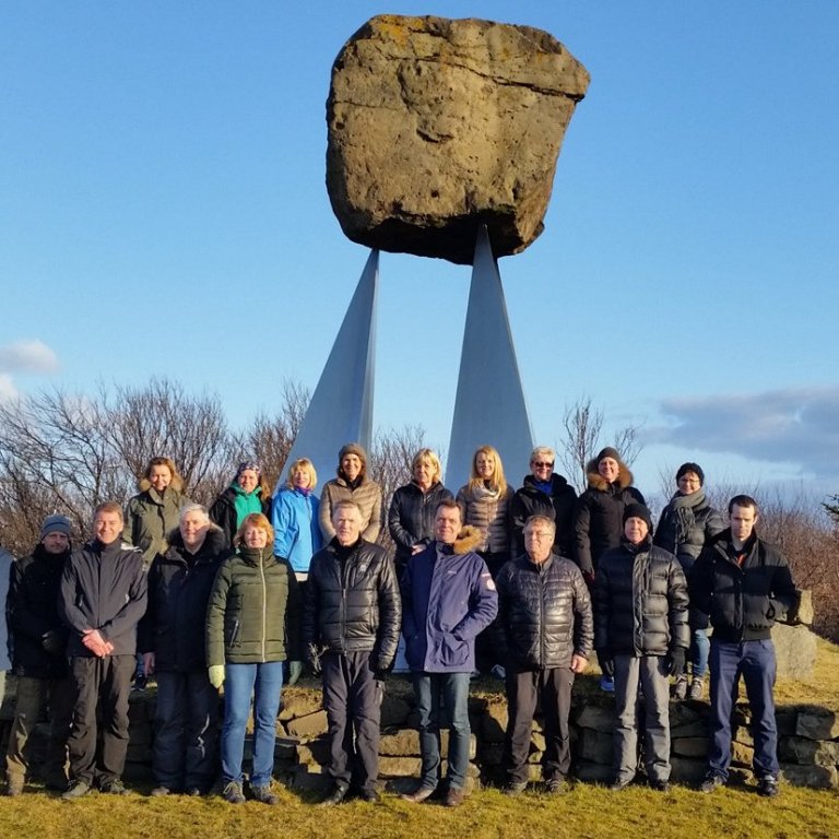 Frá örnefnagöngu á Írskum vetrardögum 2016