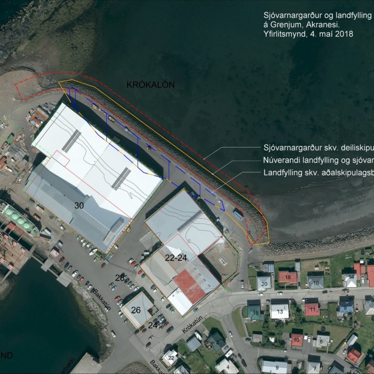 Rangfærslur leiðréttar:  Uppfylling í Krókalóni frá árinu 2012 í samræmi við aðal- og deiliskipulag