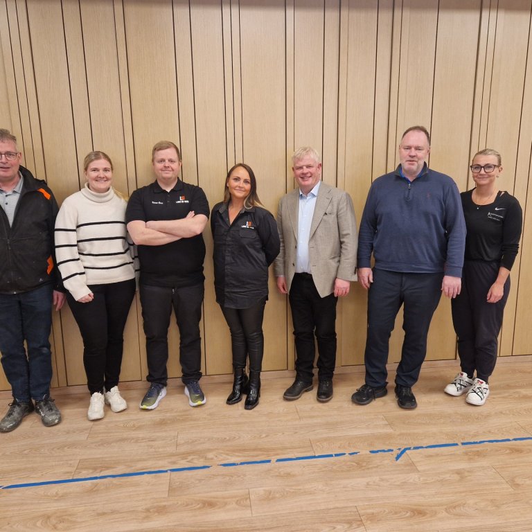 Frá vinstri: Alfreð Alfreðsson, Anna María Þráinsdóttir, Einar Örn Hallgrímsson, Berglind Guðjónsdót…