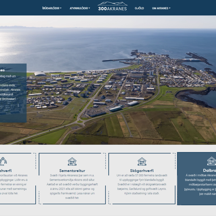 Vefurinn 300Akranes formlega opnaður