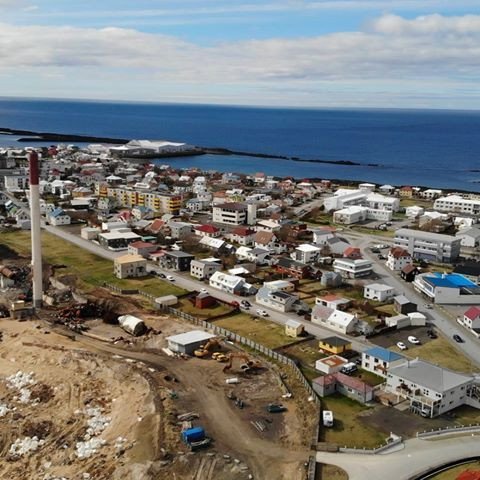 Niðurrif á Sementsreit - opnun Faxabrautar