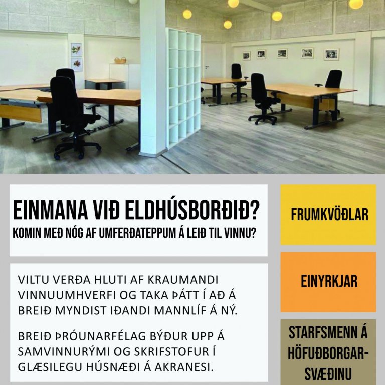 Einmana við eldhúsborðið?