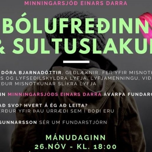 Bólufreðinn og sultuslakur - fræðsla fyrir foreldra barna og ungmenna