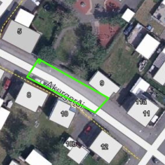 Akurgerði 8, 9, 10 - lokun götu vegna framkvæmda