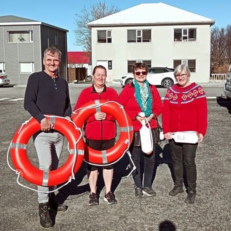 Björgunarhringir á Breið