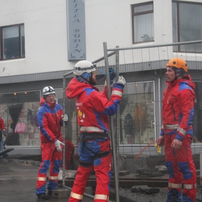 Björgunarsveit Akraness að störfum í nóvember 2013