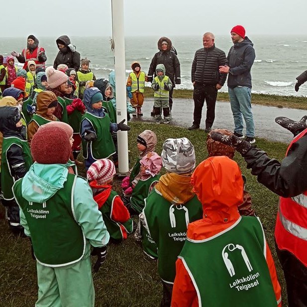 Bláfánanum flaggað í ellefta sinn