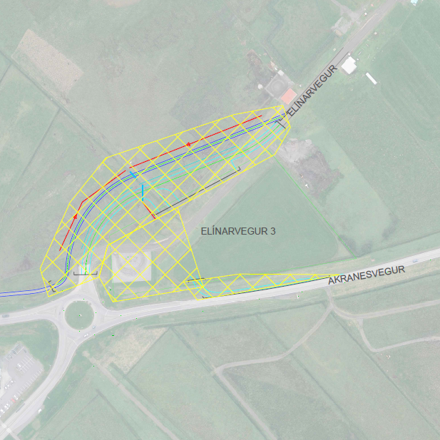 Lokun á Elínarvegi vegna gatnaframkvæmda