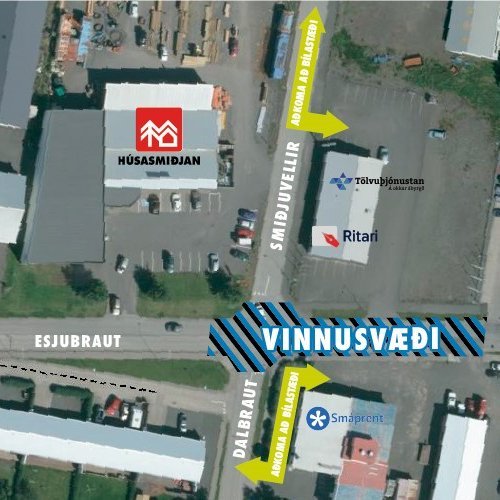 Staða gatnaframkvæmda við Esjubraut