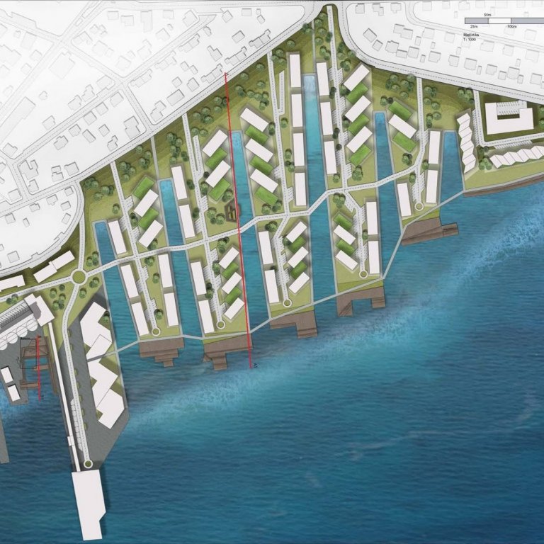 Samsýning nemenda á verkefnum í tengslum við Akranes